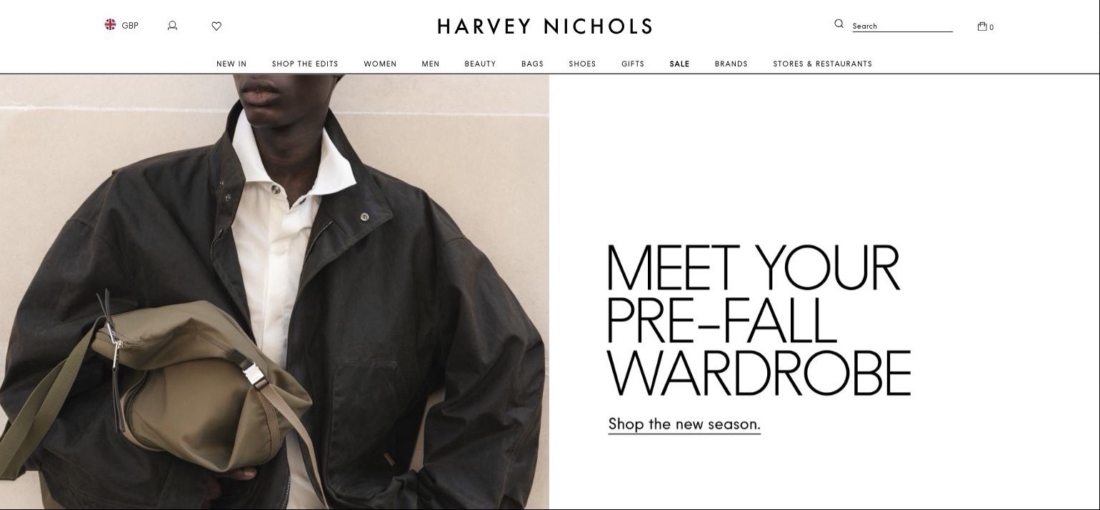 A storefront to match the prestige of the store